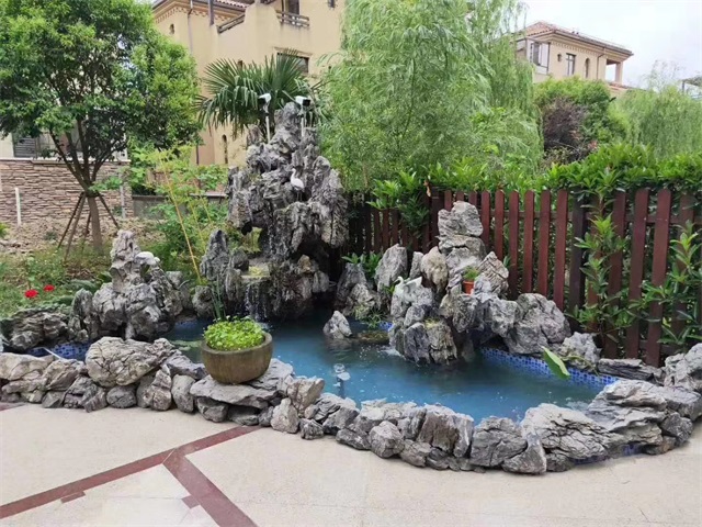 茶陵别墅庭院景观设计图片